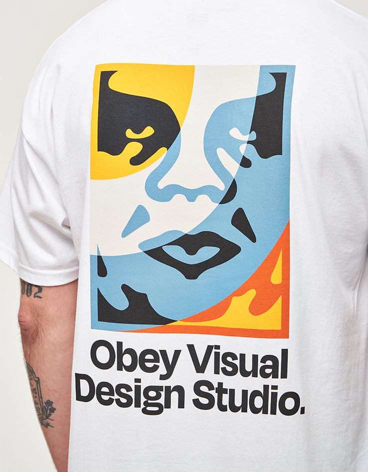Obey Visual Design Studio T-Shirt - White