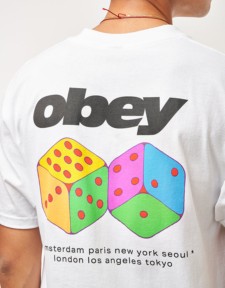 Obey Dice T-Shirt - White