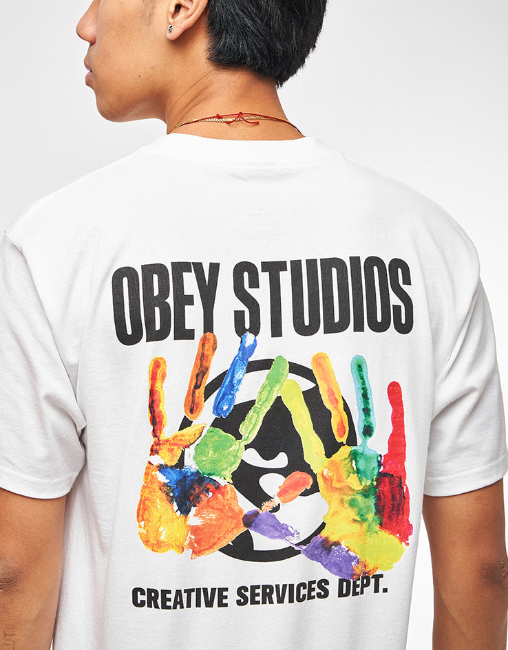 Obey Creative Services Dept. T-Shirt - White