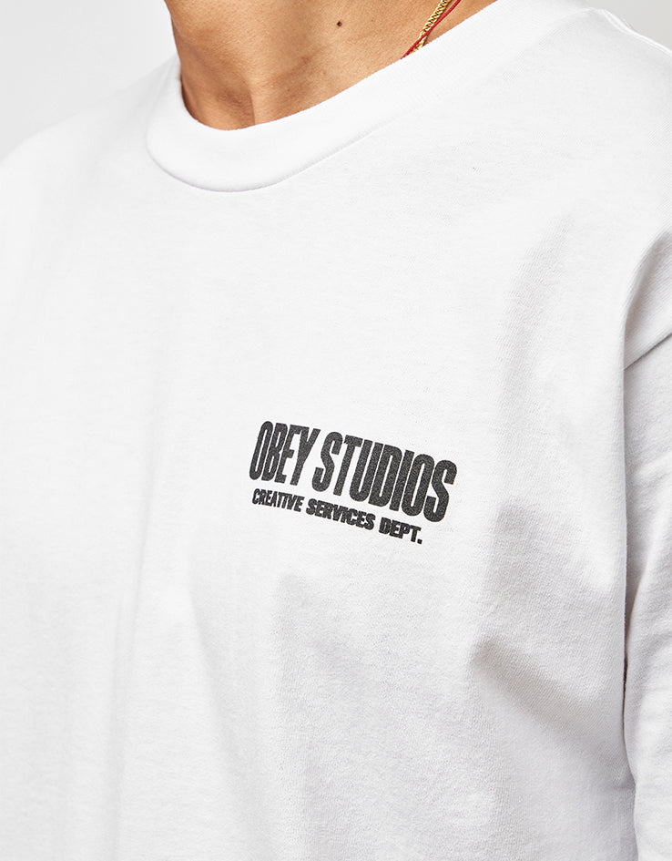 Obey Creative Services Dept. T-Shirt - White