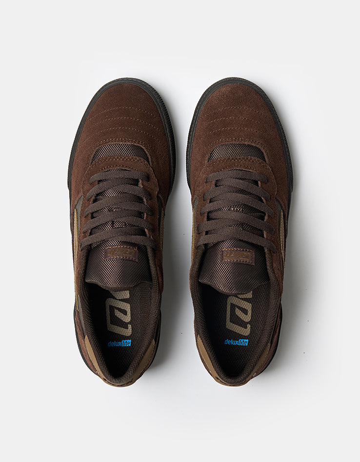 Lakai Cambridge Skate Shoes -  Chestnut/Monochrome Suede