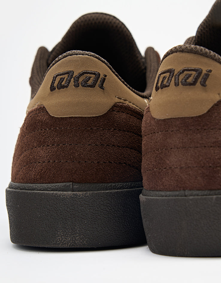 Lakai Cambridge Skate Shoes -  Chestnut/Monochrome Suede