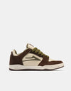 Lakai Telford Low Skate Shoes -  Chestnut Brown/Birch Suede