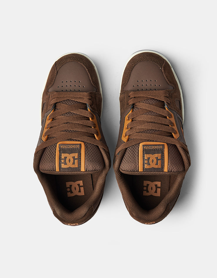 DC Stag Skate Shoes - Brown/Brown/Brown