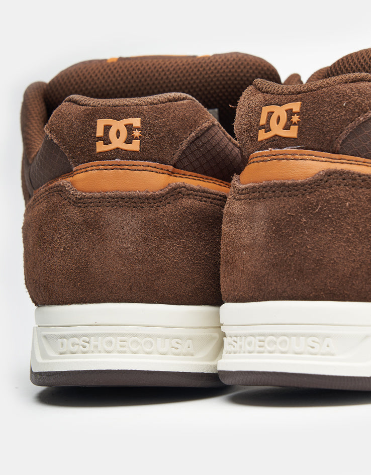DC Stag Skate Shoes - Brown/Brown/Brown
