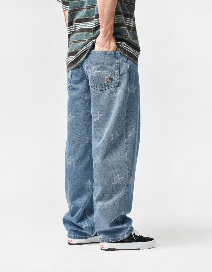 Vans Check-5 Baggy Denim Starmarked Pants - Stonewash Blue
