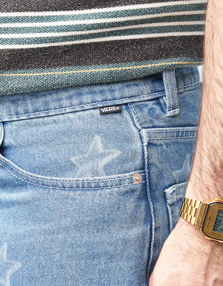 Vans Check-5 Baggy Denim Starmarked Pants - Stonewash Blue