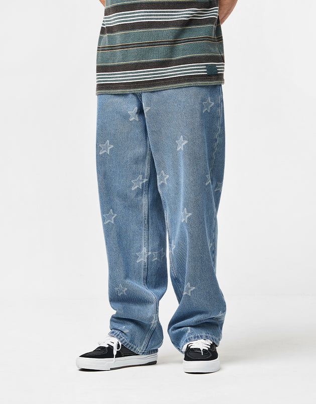Vans Check-5 Baggy Denim Starmarked Pants - Stonewash Blue