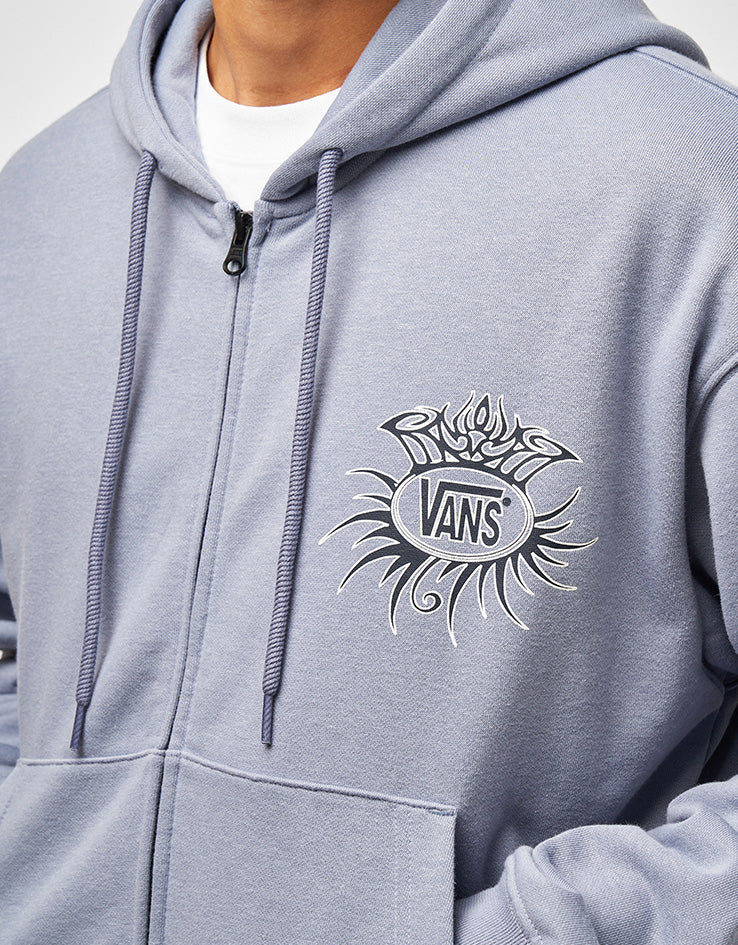 Vans Torched Full Zip Hoodie - Glacial Slate