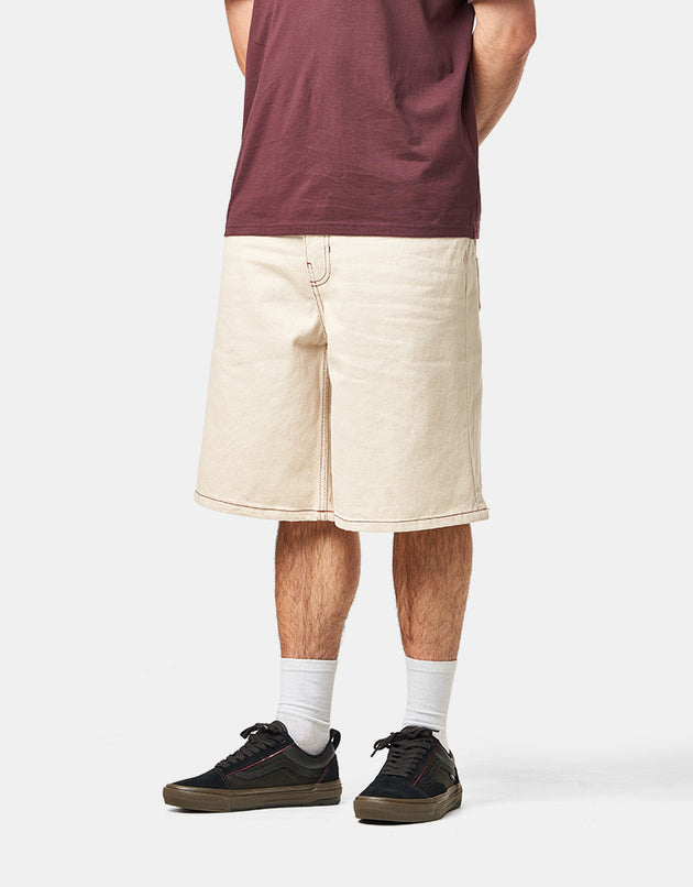 Vans Check-5 Baggy Denim Shorts - Natural Seed