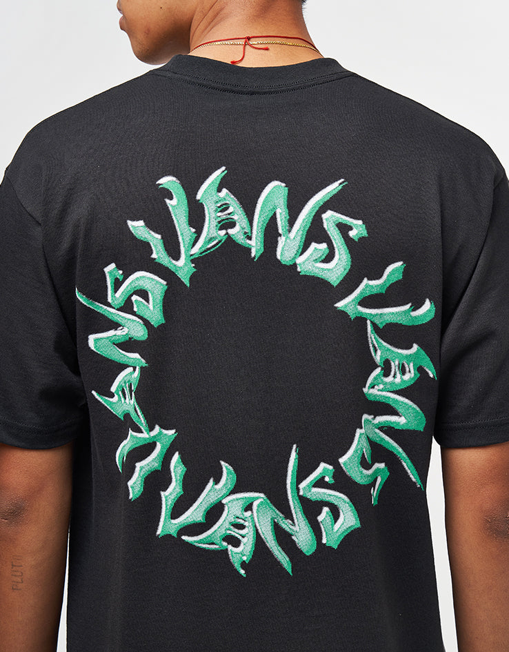 Vans Wild Circle T-Shirt - Black