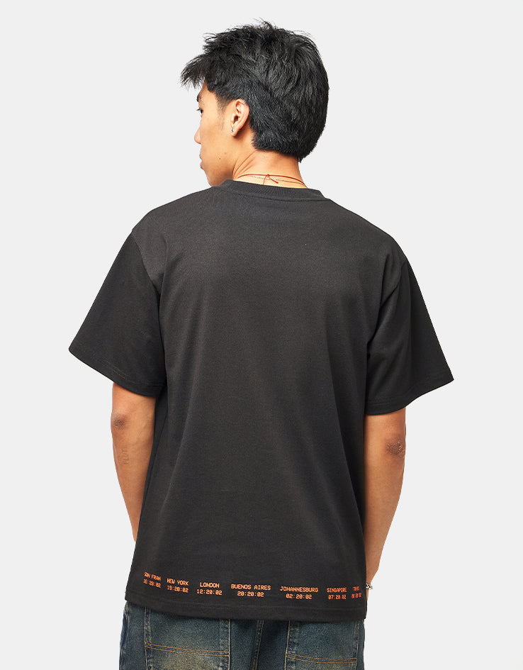HUF Flight Path T-Shirt - Black