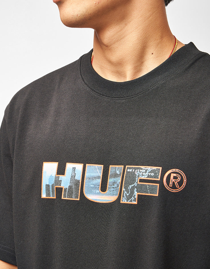 HUF Flight Path T-Shirt - Black