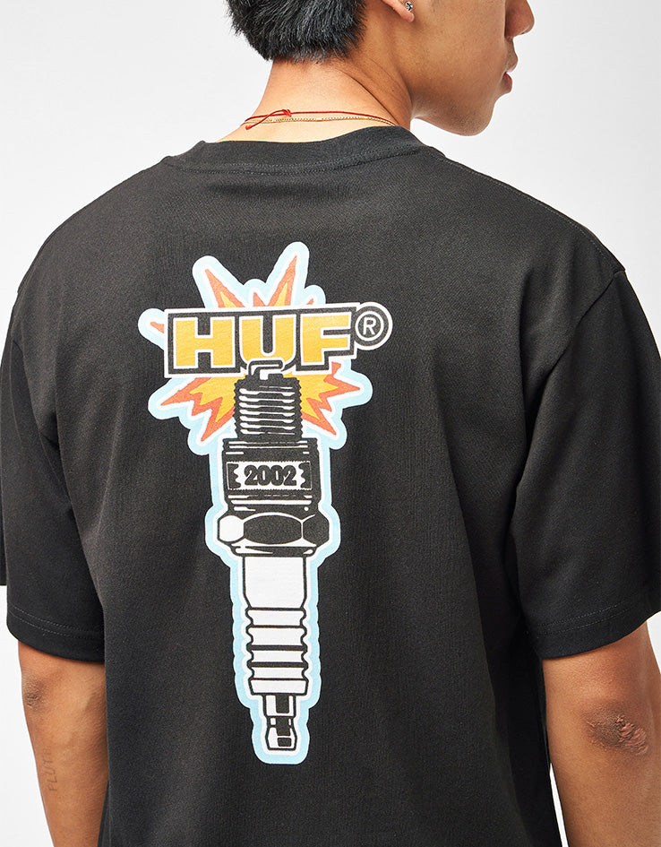 HUF Spark It Up T-Shirt - Black