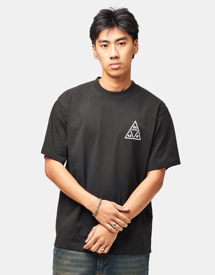HUF Triple Triangle T-Shirt - Black/White