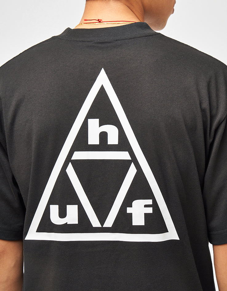 HUF Triple Triangle T-Shirt - Black/White