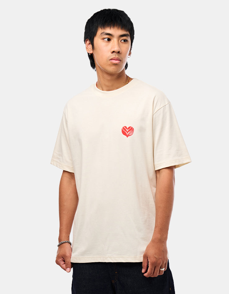 Magenta Love T-Shirt - Natural