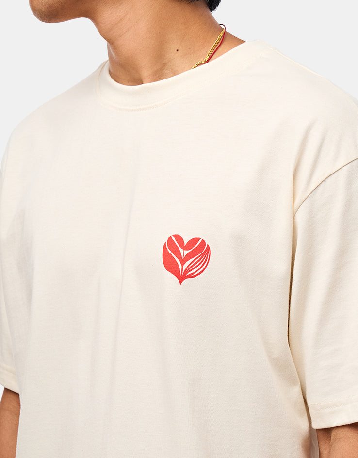 Magenta Love T-Shirt - Natural