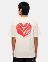 Magenta Love T-Shirt - Natural