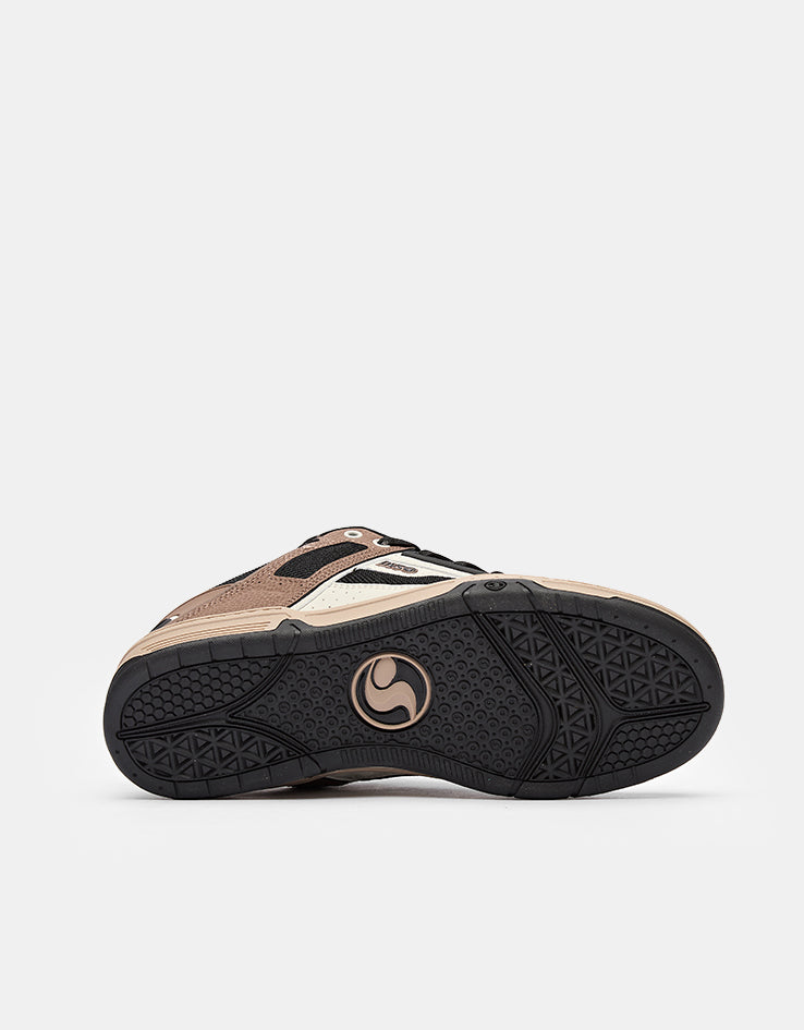 DVS Comanche Skate Shoes - Black/Taupe/Brown Suede
