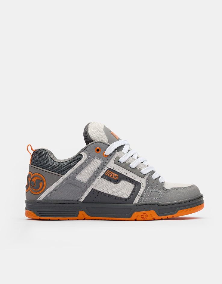 DVS Comanche Skate Shoes - Charcoal/Grey/Orange Nubuck