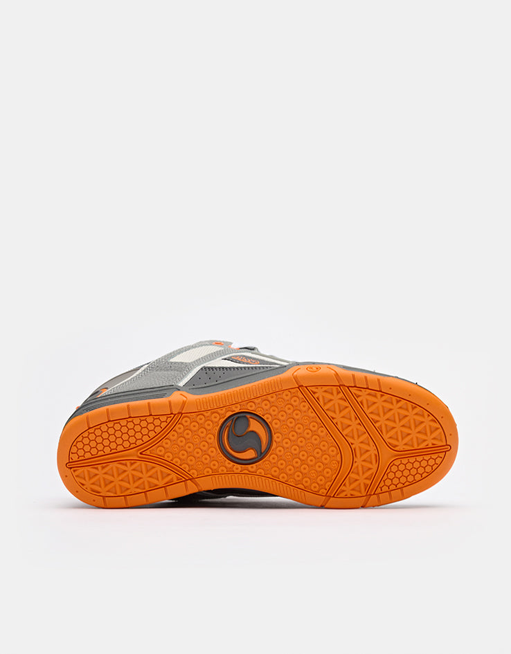 DVS Comanche Skate Shoes - Charcoal/Grey/Orange Nubuck