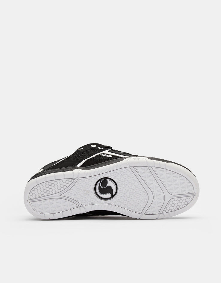 DVS Comanche Skate Shoes - Black/White Leather