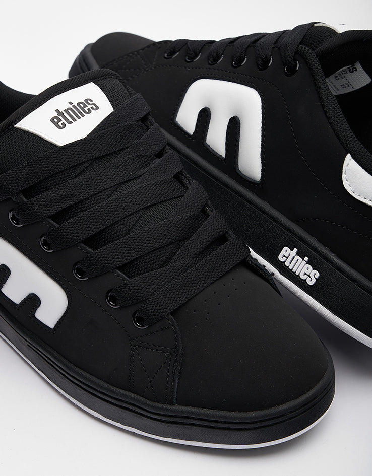 etnies Callicut Skate Shoes - Black/Black/White