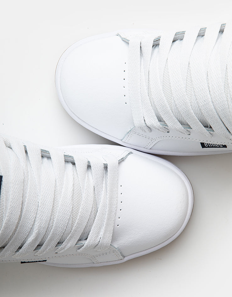 etnies Fader Skate Shoes - White/Navy