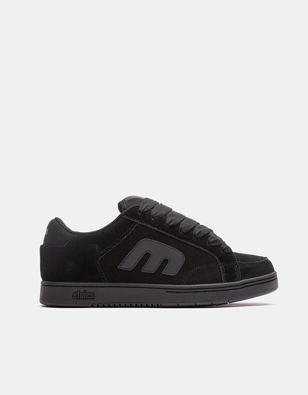 etnies Kingpin 2K Skate Shoes - Black/Black/Black