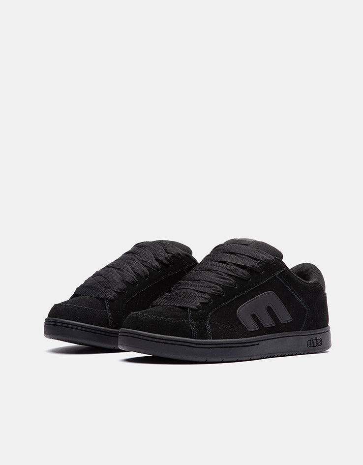 etnies Kingpin 2K Skate Shoes - Black/Black/Black