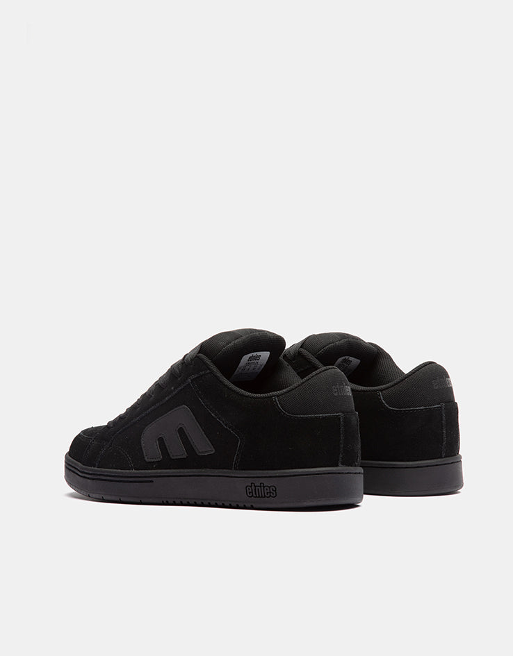 etnies Kingpin 2K Skate Shoes - Black/Black/Black