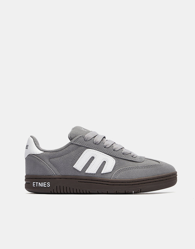 etnies Locut Skate Shoes - Grey/White/Gum