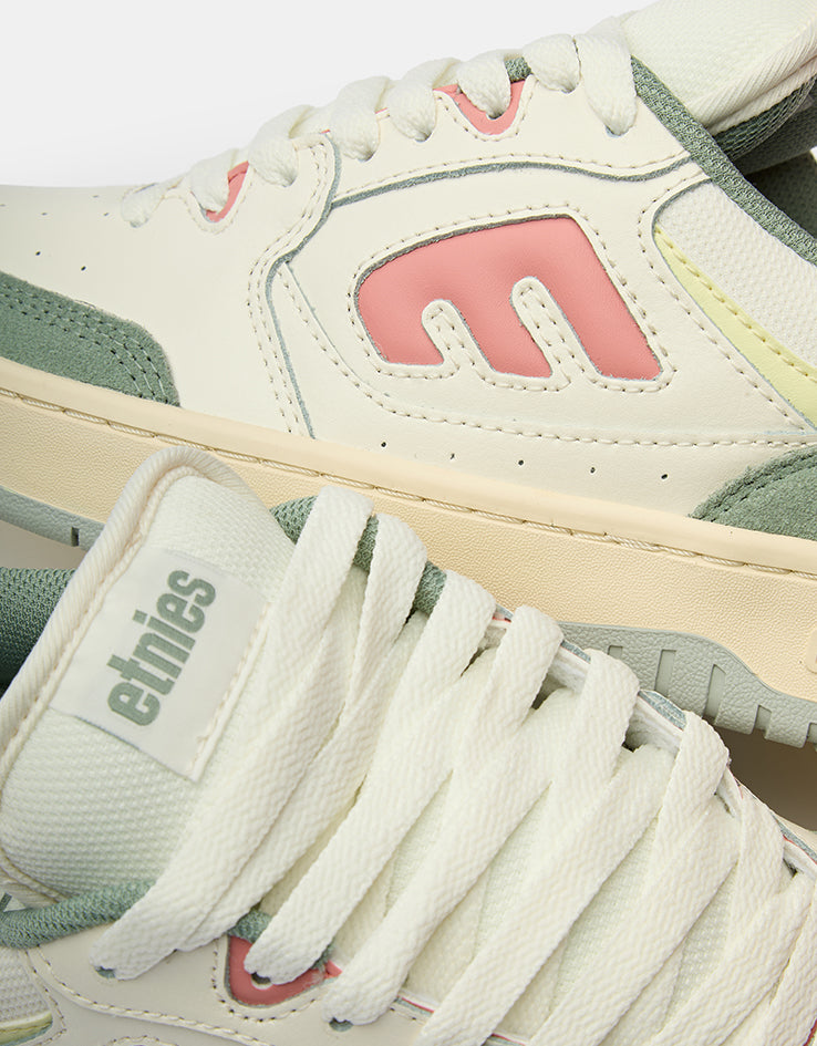 etnies Loot Skate Shoes - Green/White/Yellow