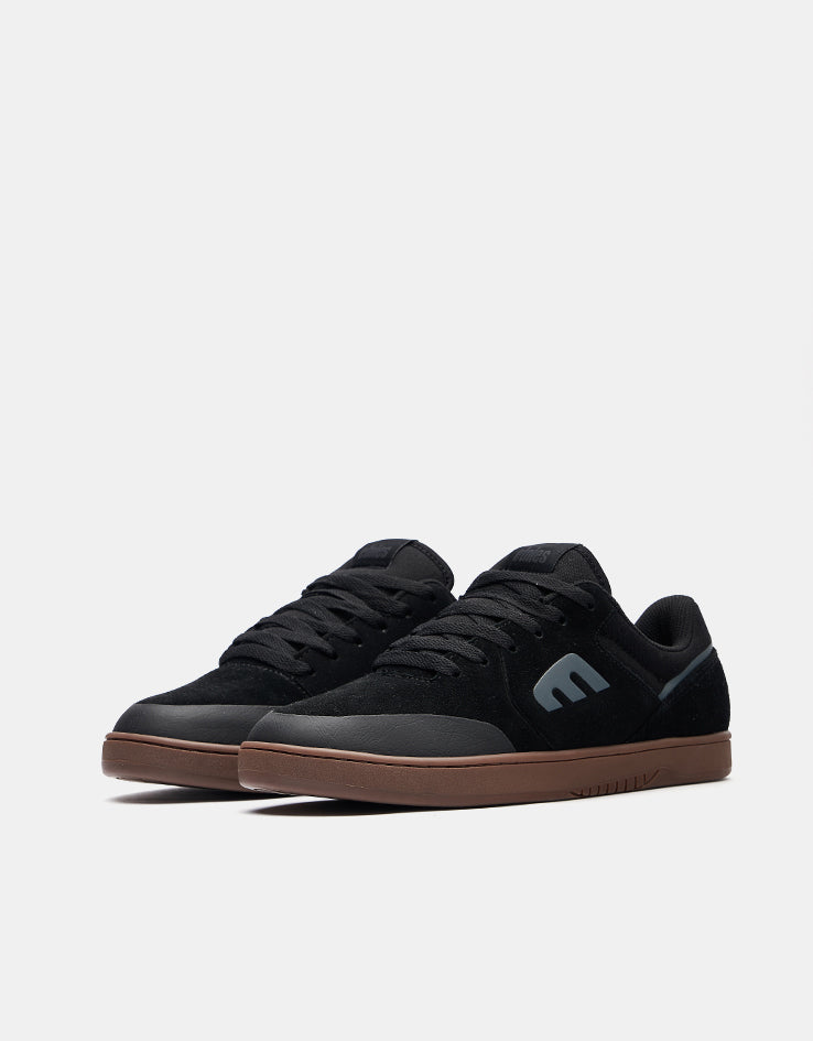 etnies Marana Skate Shoes - Black/Charcoal/Gum
