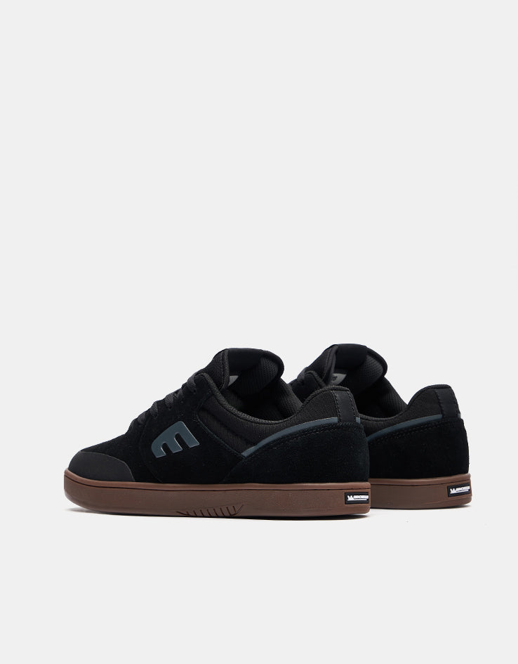 etnies Marana Skate Shoes - Black/Charcoal/Gum