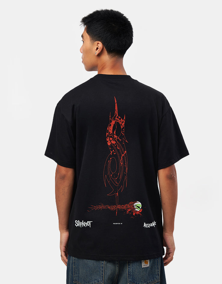 Welcome x Slipknot Spit it Out T-Shirt - Black