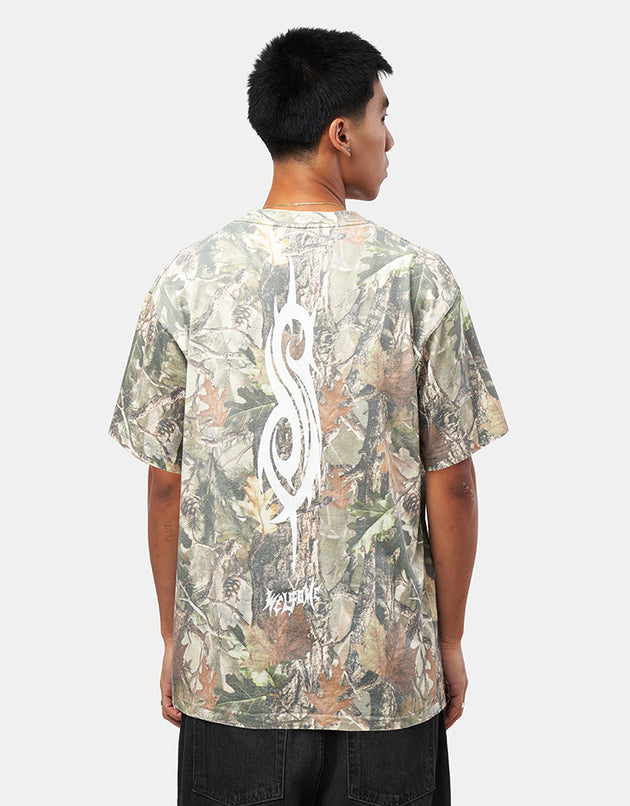 Welcome x Slipknot Oval Logo T-Shirt - Camo