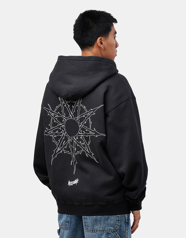 Welcome x Slipknot Nonagram Zip Hoodie - Black