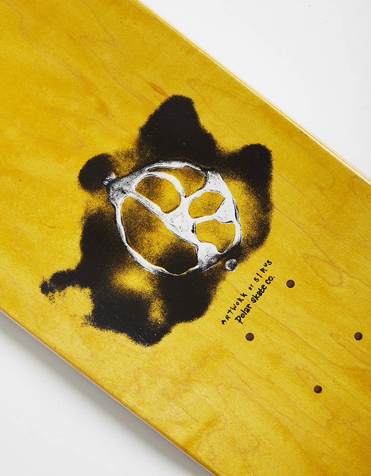 Polar Stroke Logo Skateboard Deck - Black