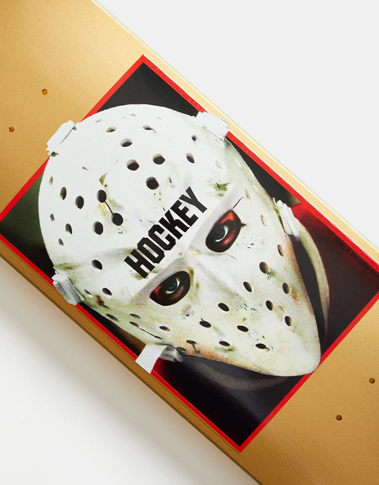 Hockey War on Ice S1 Skateboard Deck - Metallic Gold
