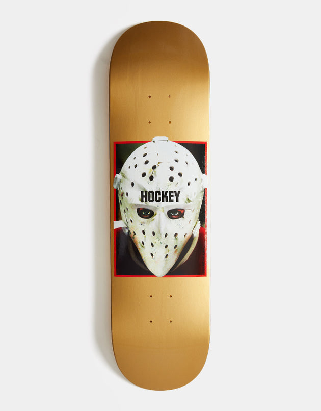 Hockey War on Ice S2 Skateboard Deck - Metallic Gold