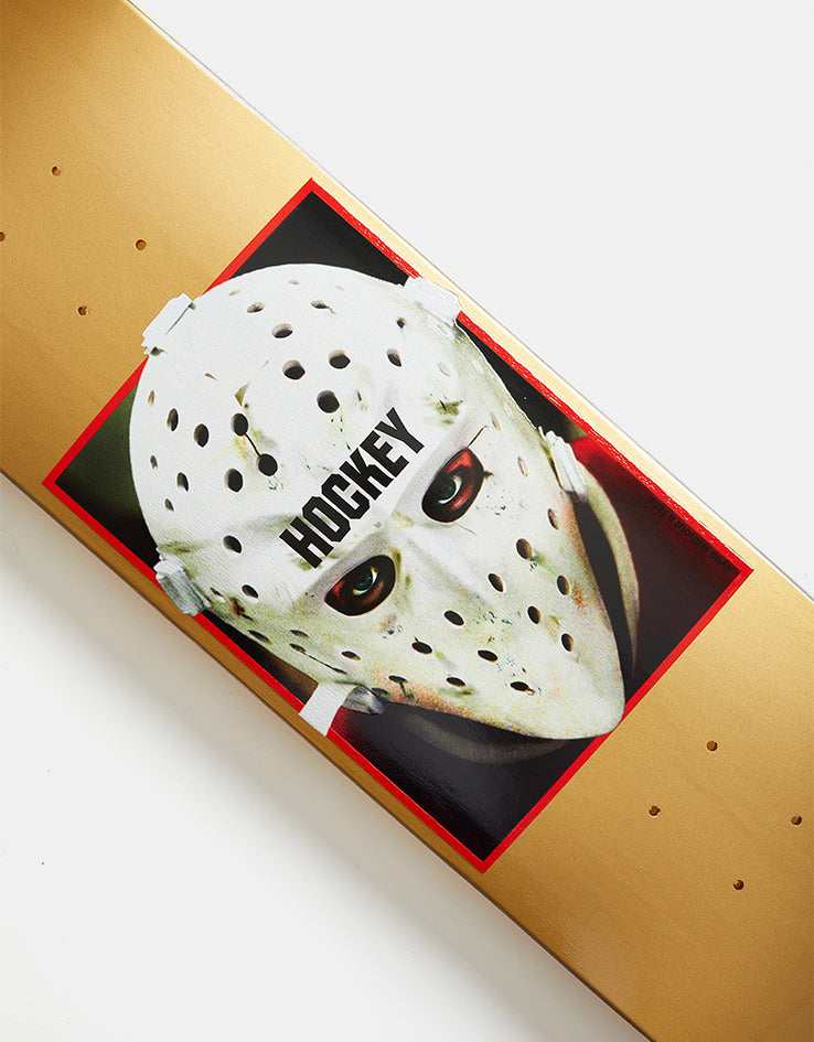 Hockey War on Ice S2 Skateboard Deck - Metallic Gold