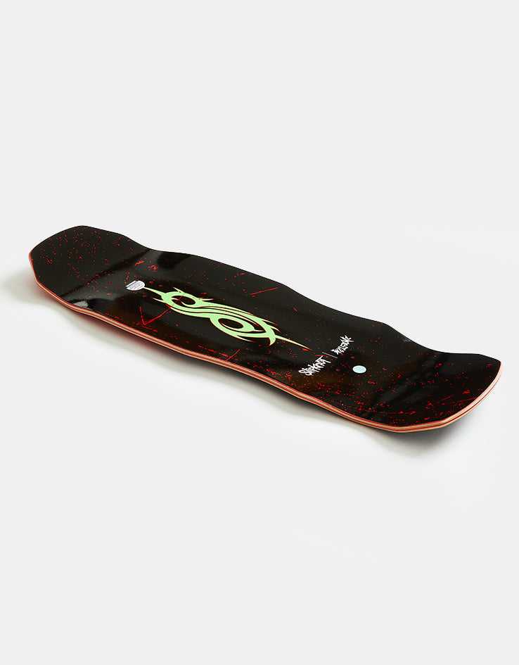 Welcome x Slipknot Spit it Out on Dark Lord Skateboard Deck - 9.75"