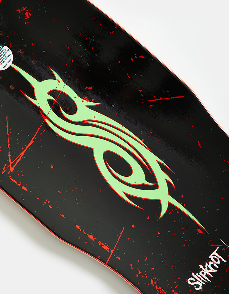 Welcome x Slipknot Spit it Out on Dark Lord Skateboard Deck - 9.75"