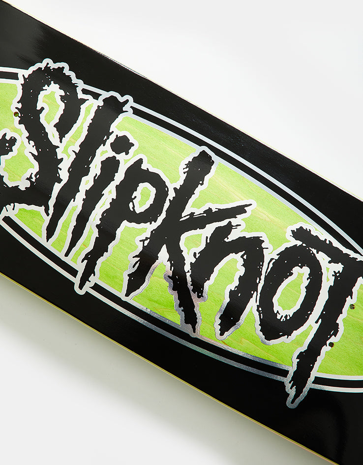 Welcome x Slipknot Oval Logo on Boline 2.0 Skateboard Deck - 9.5"
