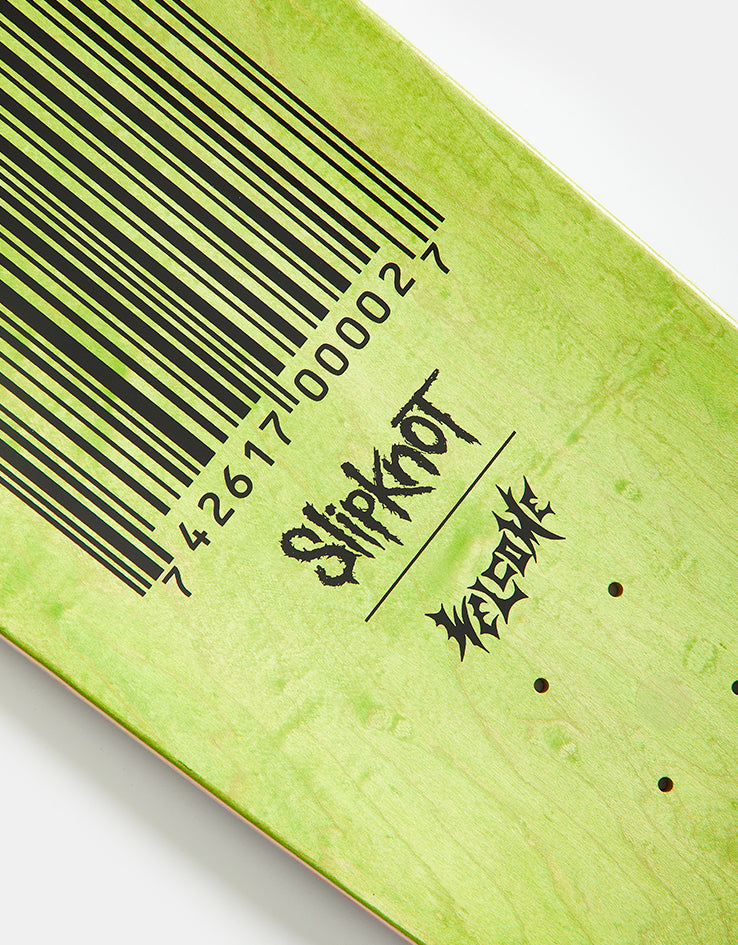 Welcome x Slipknot Oval Logo on Boline 2.0 Skateboard Deck - 9.5"