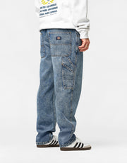 Dickies Garyville Denim Pant - Rinsed Blue W/ Fade