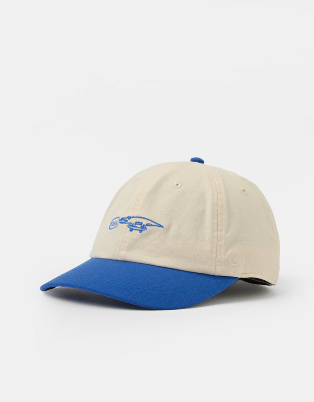 Coal Evergreen 6 Panel Cap - Bone/Blue