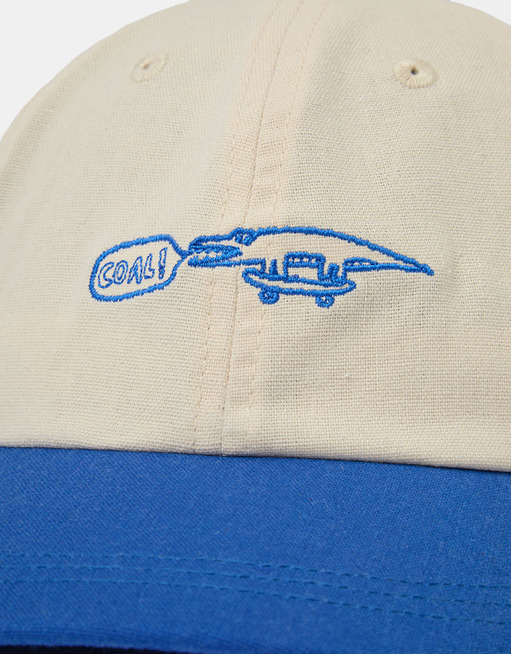 Coal Evergreen 6 Panel Cap - Bone/Blue